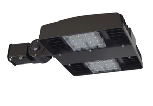 LED Parking Lot Light Shoebox Light Fixture - 150w - 19500Lm - AC 277-480v - 400W MH Equal