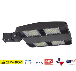 LED Parking Lot Light Shoebox Light Fixture - 300w - 43500Lm - AC 277-480v - 1000W MH Equal