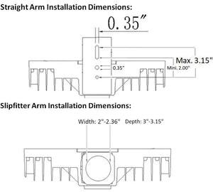 LED Parking Lot Light Shoebox Light Fixture - 150w - 19500Lm - AC 277-480v - 400W MH Equal