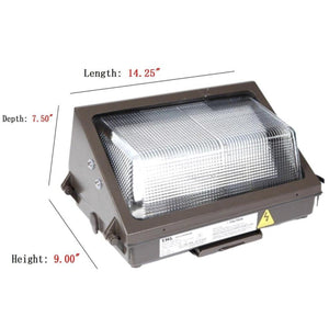 Dusk to Dawn LED Wall Pack - 100w - 11200Lm - 5000K- 400w MH Equal