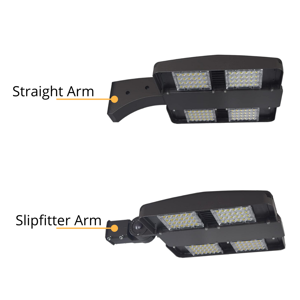 LED Parking Lot Light Shoebox Light Fixture - 300w - 43500Lm - AC 277-480v - 1000W MH Equal